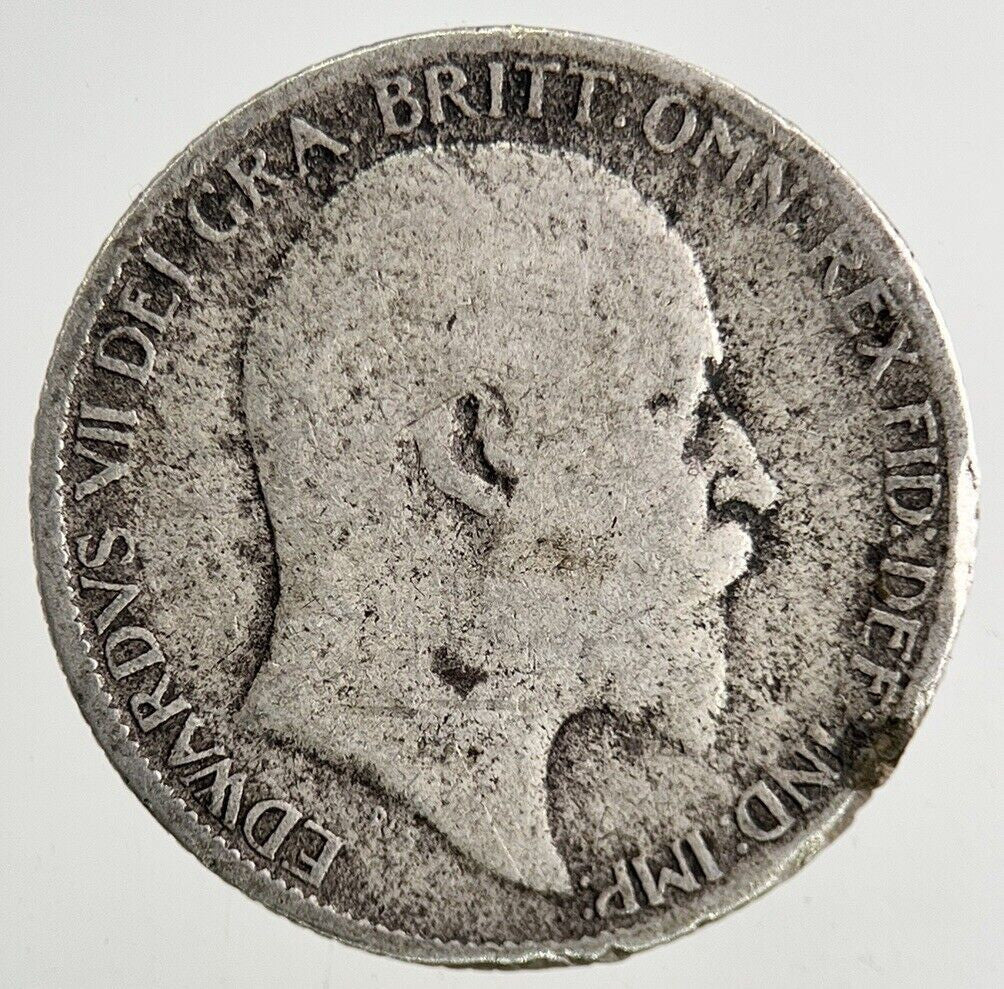 1909 Edward VII Sixpence Silver Coin | Collectable Grade