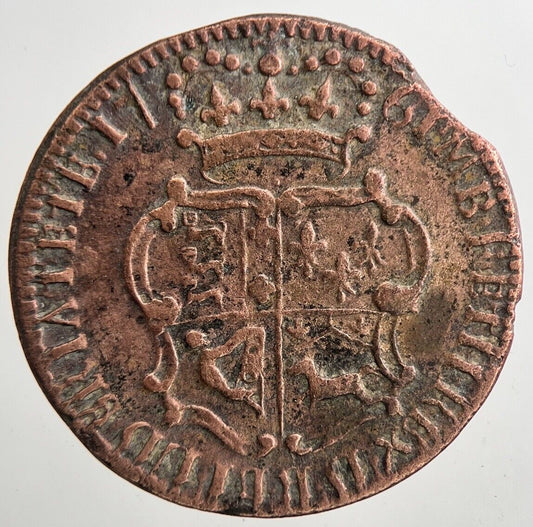 1761 George III 3rd Guinea Token Coin | Fine Collectable Grade | a9331