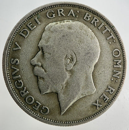 1921 George V Half - Crown Silver Coin | Fine Collectable Grade