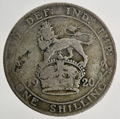1920 George V Shilling Silver Coin | Collectable Grade