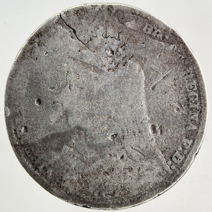 1890 Victoria One Shilling Silver Coin | Fair Grade