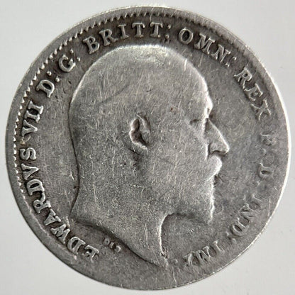 1902 Edward VII Threepence Silver Coin | Collectable Grade