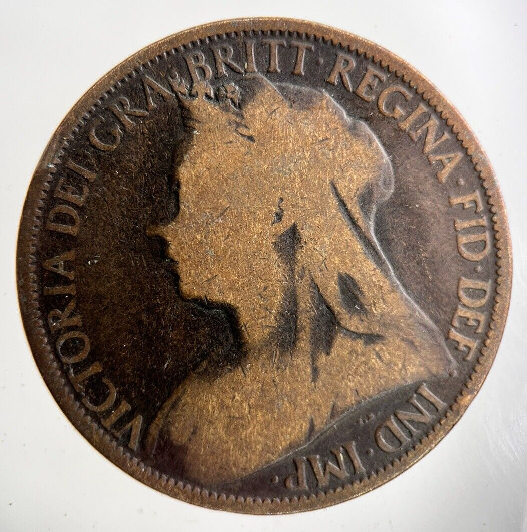 1897 Victoria One Penny Coin | Collectable Grade
