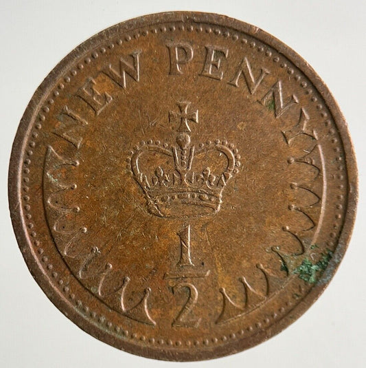 1971 Elizabeth II 2nd New 1/2 Half - Penny Coin | Fine Collectable Grade