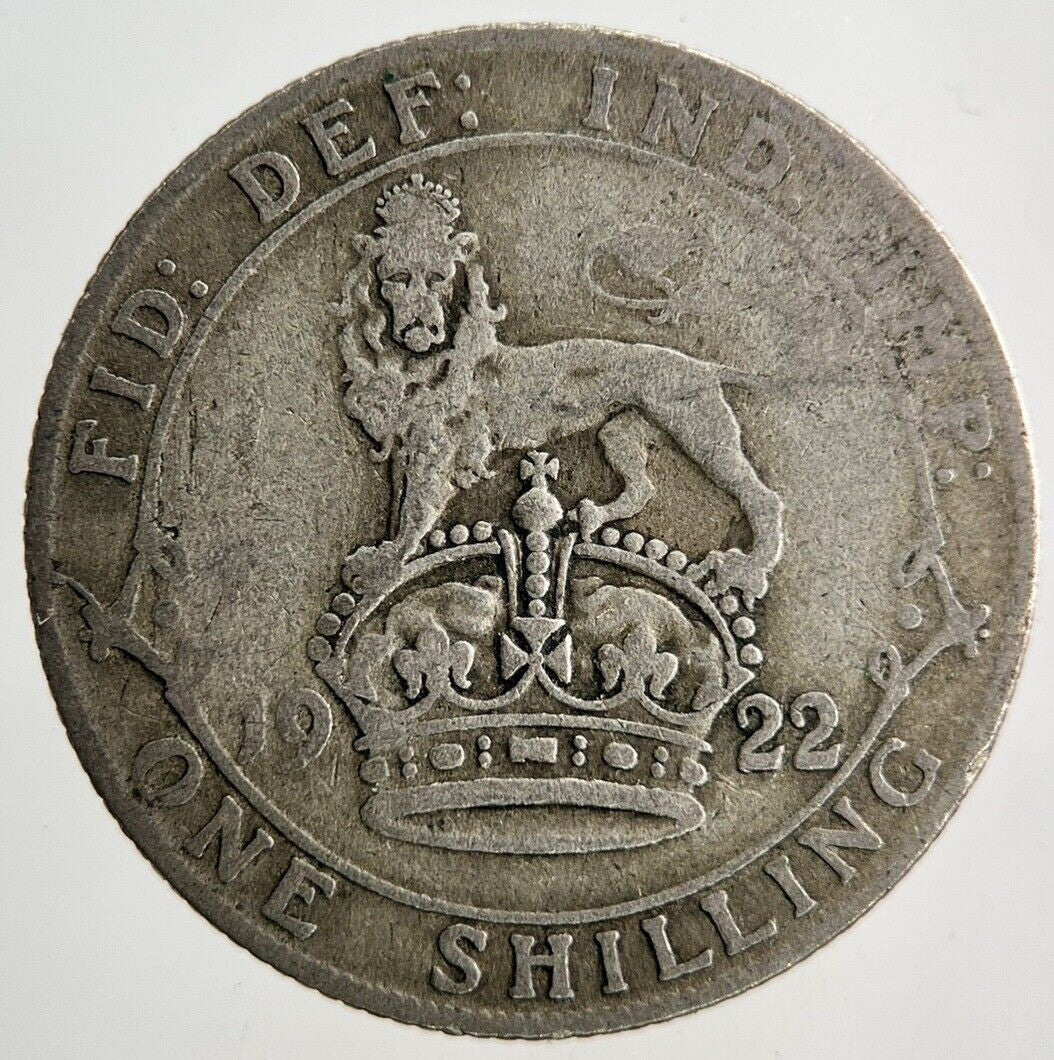 1922 George V Shilling Silver Coin | Collectable Grade