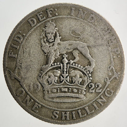 1922 George V Shilling Silver Coin | Collectable Grade