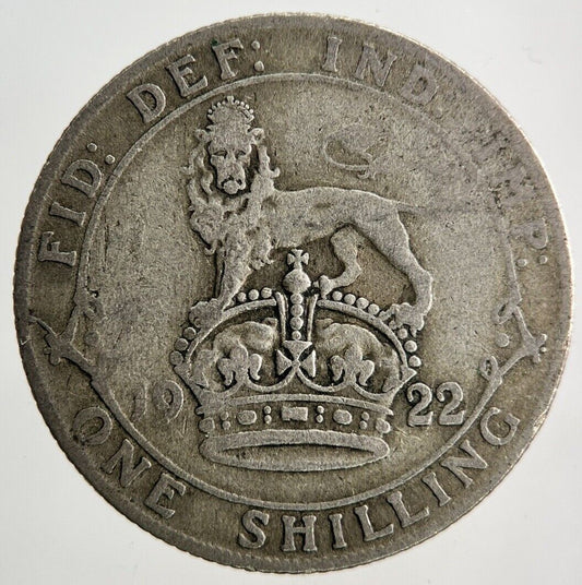 1922 George V Shilling Silver Coin | Collectable Grade
