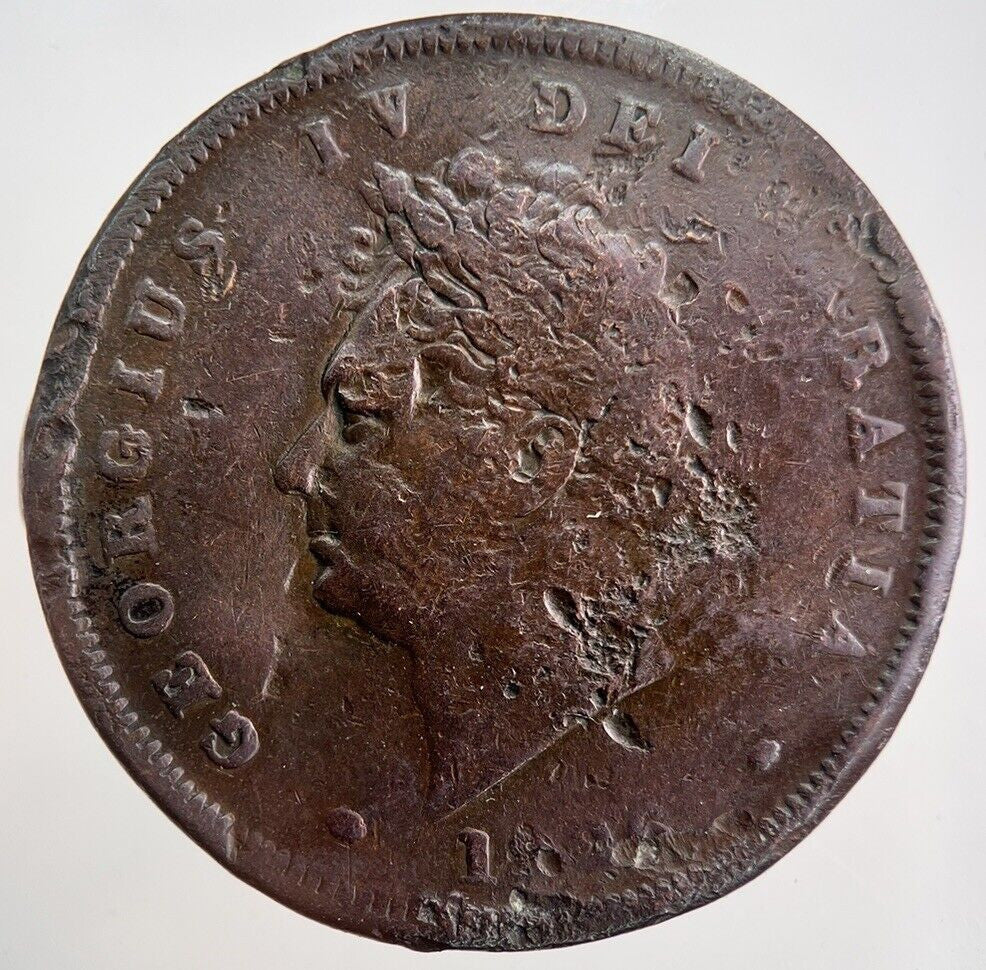 1826 George IV Penny Coin | Collectable Grade | a7236