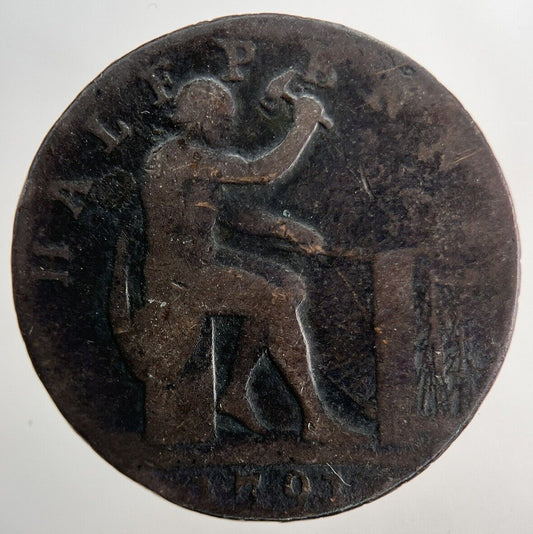 1791 John Wilkinson Iron Master Half-Penny Token Coin | Collectable Grade