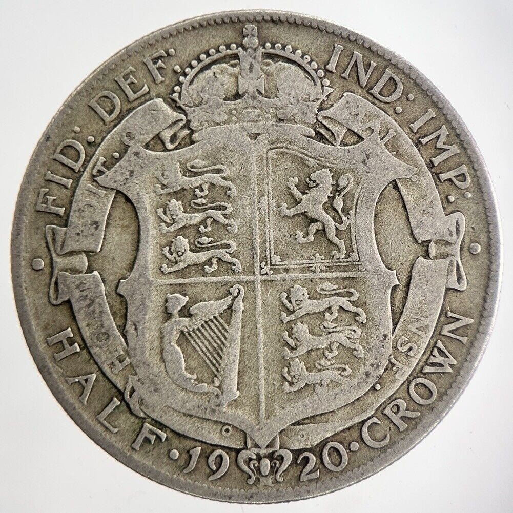 1920 George V Half - Crown Silver Coin | Collectable Grade
