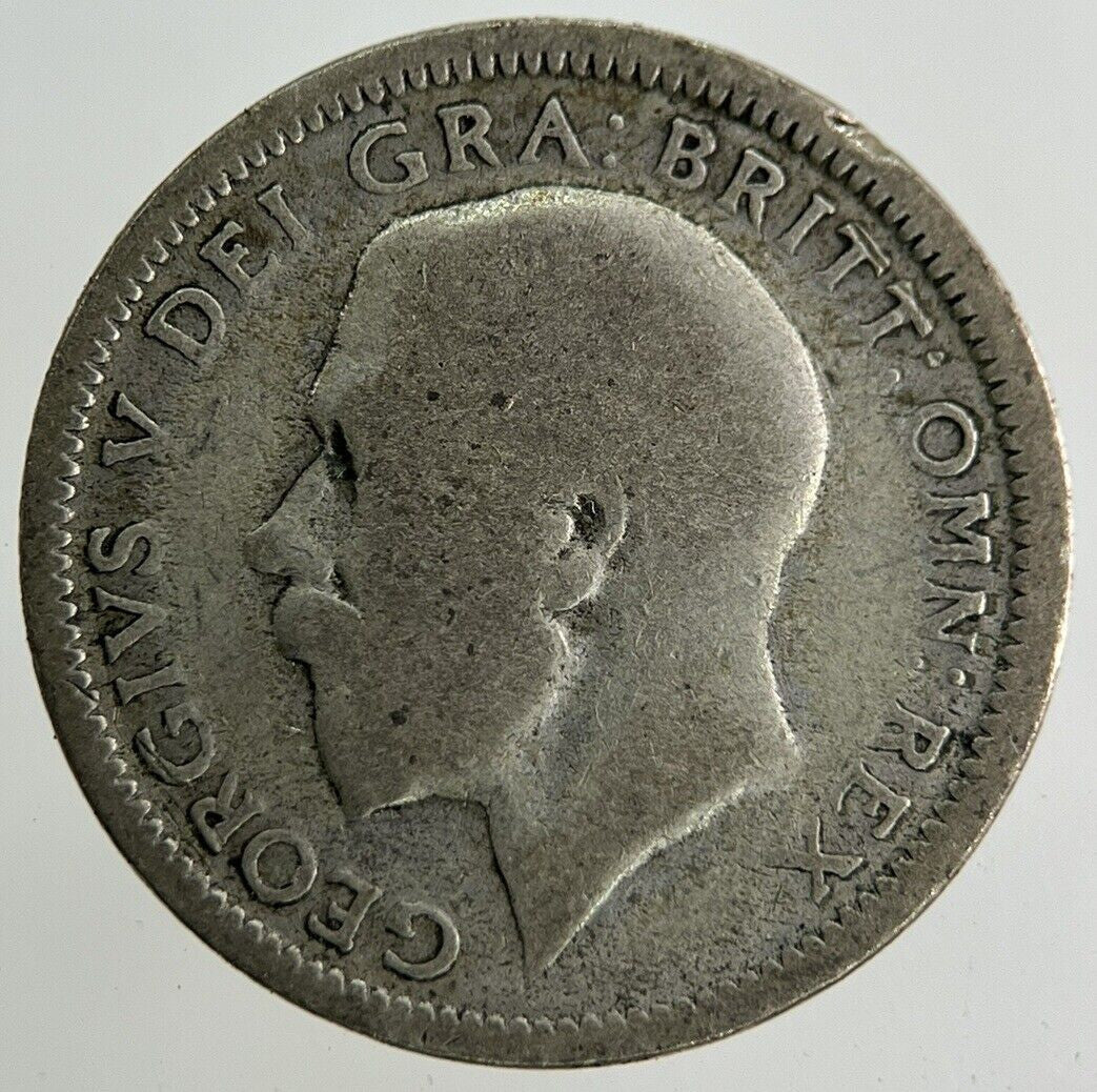 1925 George V Sixpence Silver Coin | Fair Grade