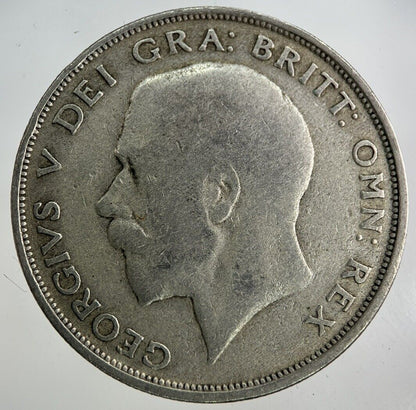 1921 George V Half - Crown Silver Coin | Collectable Grade