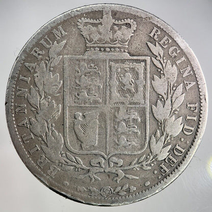 1884 Victoria Half-Crown Silver Coin | Collectable Grade