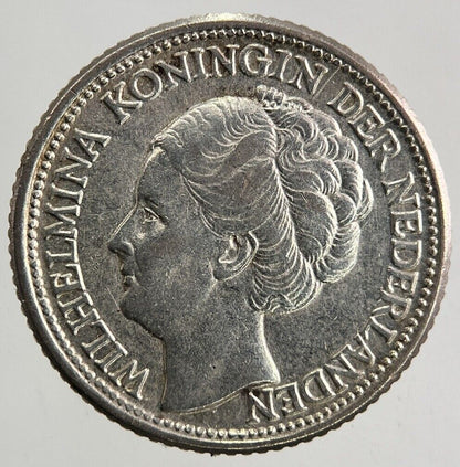1944 Netherlands 25 Cents Silver Coin | Very High Grade