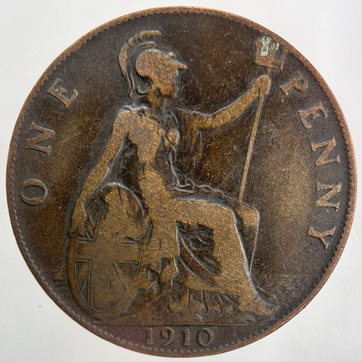 1910 Edward VII One Penny Coin | Collectable Grade