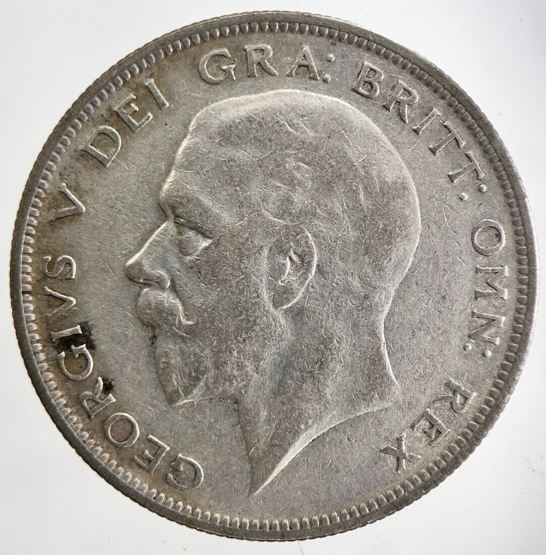 1929 George V Half - Crown Silver Coin | Fine Collectable Grade