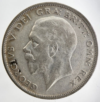 1929 George V Half - Crown Silver Coin | Fine Collectable Grade