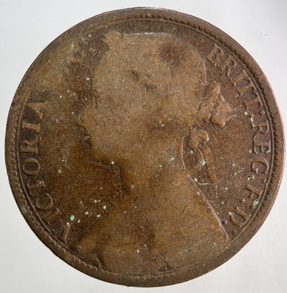 1876 - H Victoria One Penny Coin | Collectable Grade