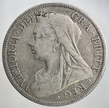 1898 Victoria Half - Crown Silver Coin | Collectable Grade