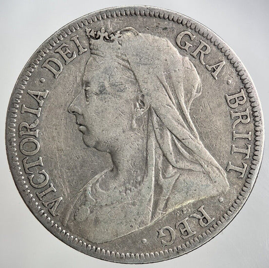 1898 Victoria Half - Crown Silver Coin | Collectable Grade