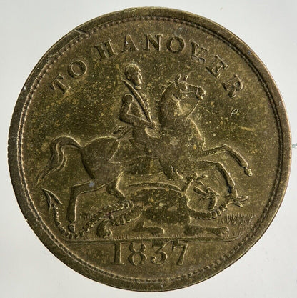 1837 Victoria To Hanover Token Coin | Collectable Grade
