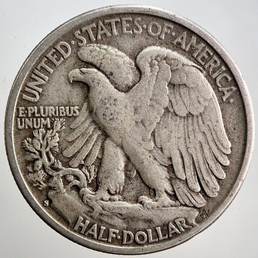 1943 - S US Half - Dollar Walking Liberty Silver Coin | Collectable Grade | a1992