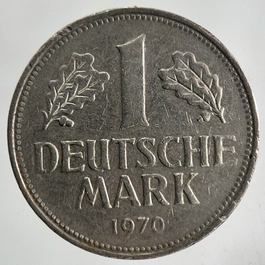 1970 - J Germany 1 Mark Coin | Fine Collectable Grade