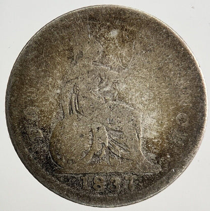 1837 William IV Four - Pence Groat Silver Coin | Collectable Grade