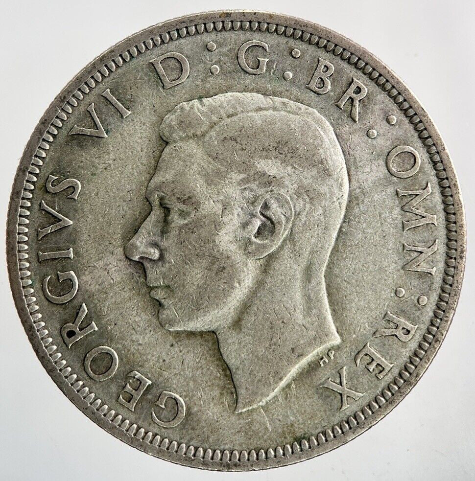 1939 George VI Half - Crown Silver Coin | Fine Collectable Grade