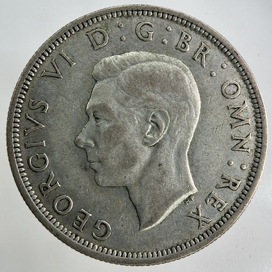1943 George VI Half - Crown Silver Coin | Fine Collectable Grade