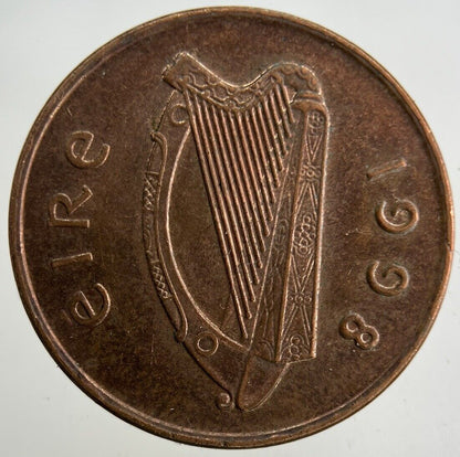 1998 Irish 2p Two - Pence Coin | Fine Collectable Grade