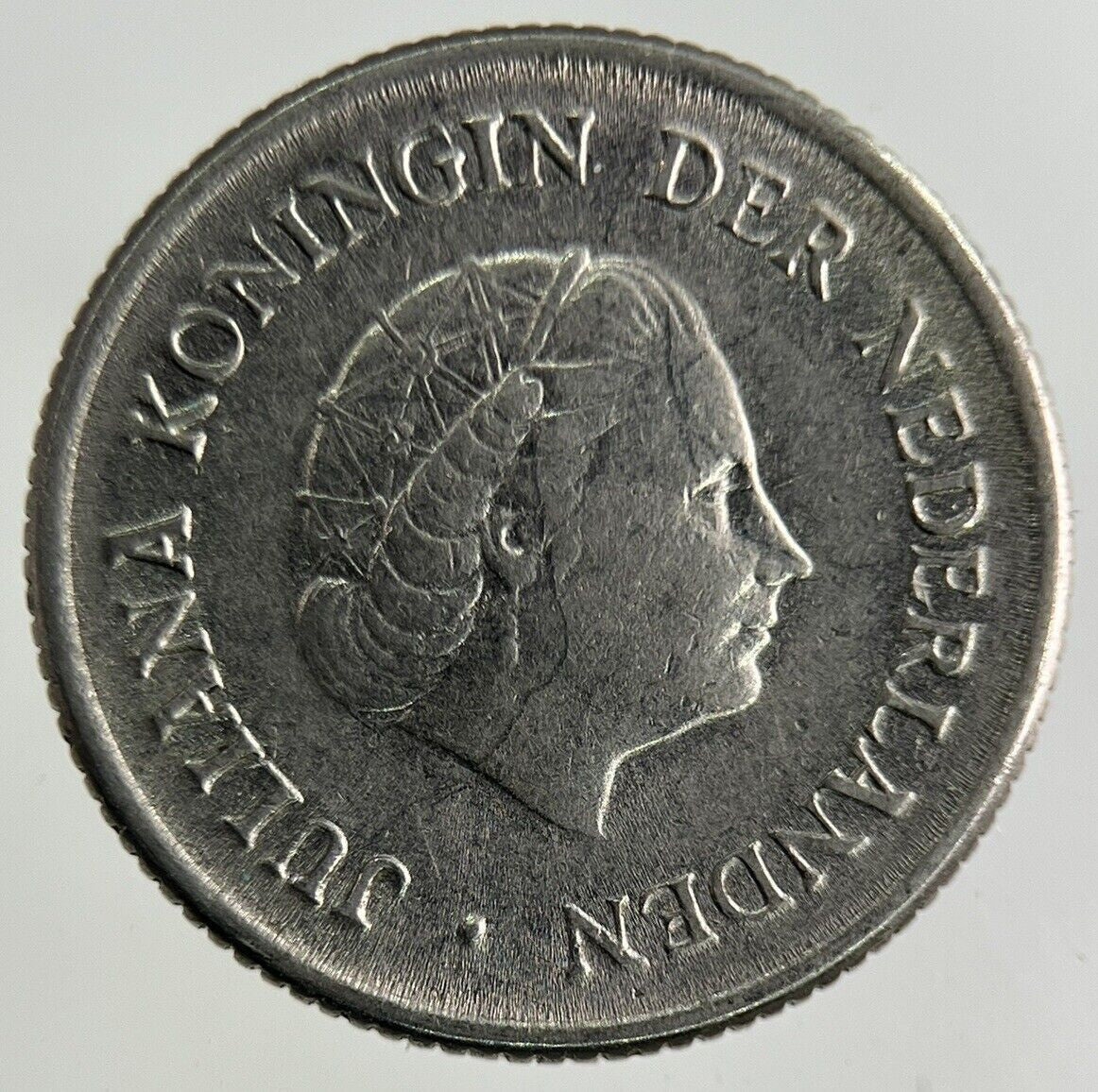 1955 Netherlands 25 Cents Coin | Fine Collectable Grade