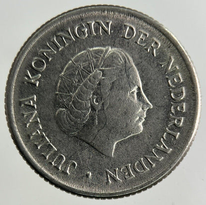 1955 Netherlands 25 Cents Coin | Fine Collectable Grade