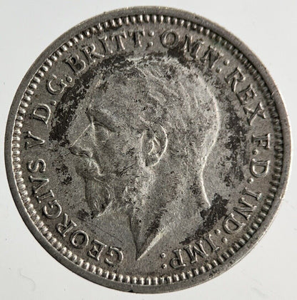 1934 George V Threepence Silver Coin | Fine Collectable Grade
