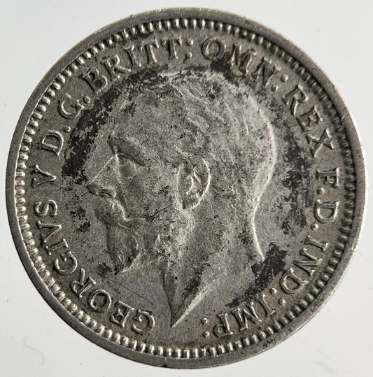 1934 George V Threepence Silver Coin | Fine Collectable Grade