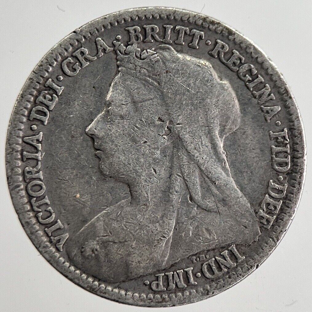 1899 Victoria Threepence Silver Coin | Collectable Grade | a8887