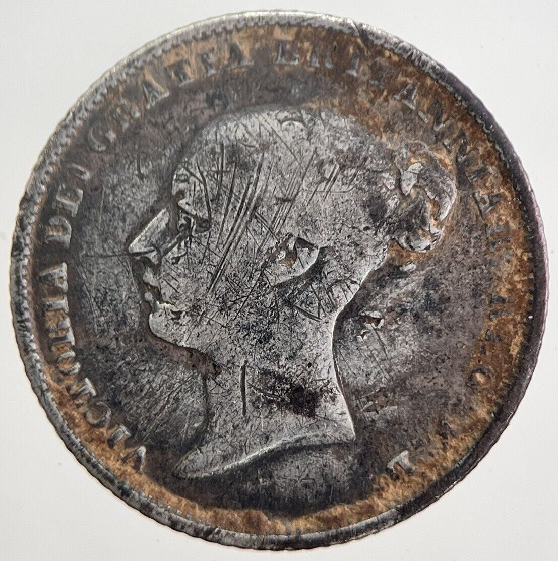 1842 Victoria Sixpence Silver Coin | Fine Collectable Grade | a5857