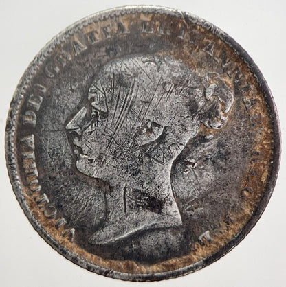 1842 Victoria Sixpence Silver Coin | Fine Collectable Grade | a5857