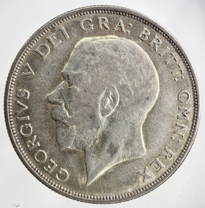 1923 George V Half - Crown Silver Coin | Fine Collectable Grade