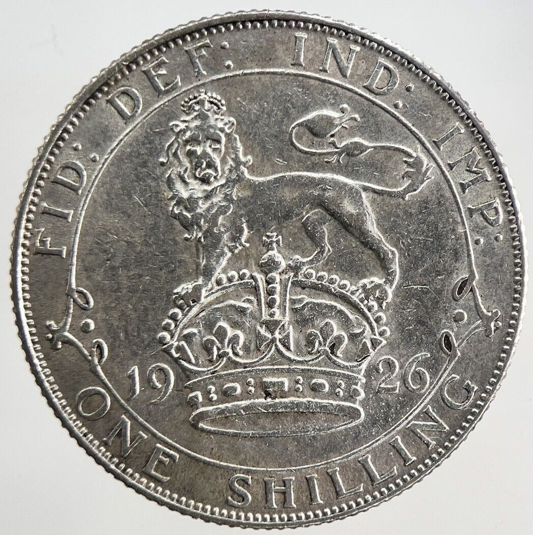 1926 George V Shilling Silver Coin | Very High Grade