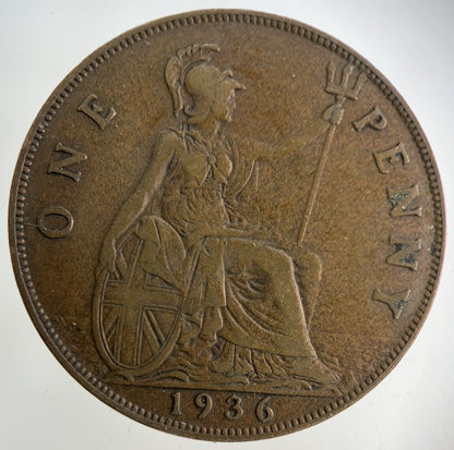 1936 George V One Penny Coin | Fine Collectable Grade