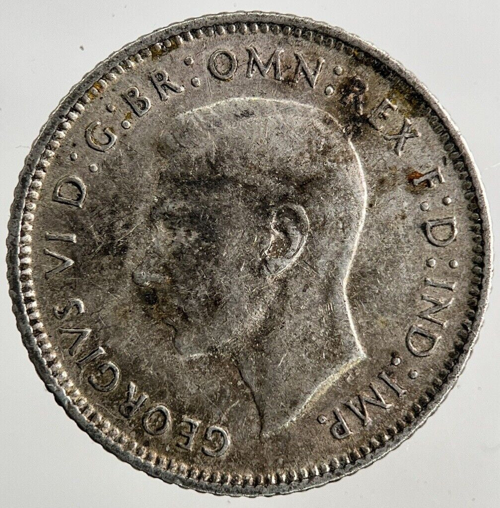 1942 - D Australia Sixpence Silver Coin | Fine Collectable Grade