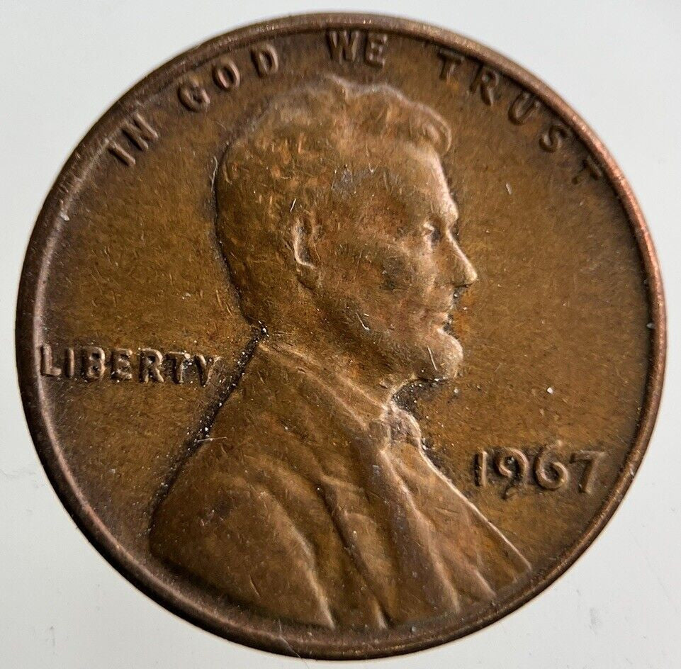 1967 Lincoln 1 Cent Coin | Fine Collectable Grade
