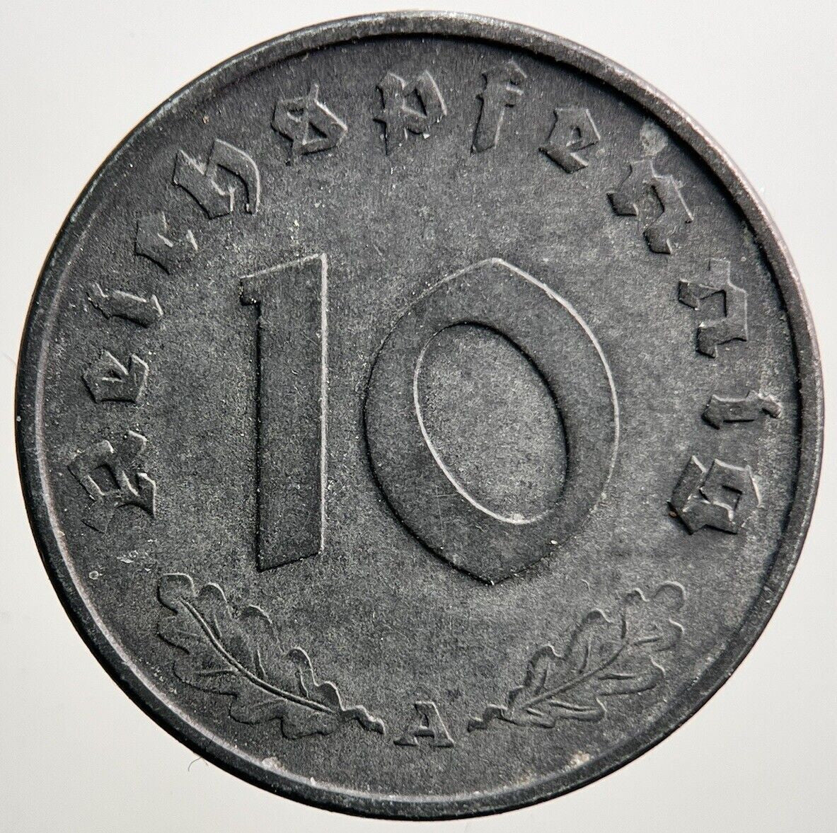 1943 - A Germany Nazi 10 Pfennig Coin | Very High Grade | a884