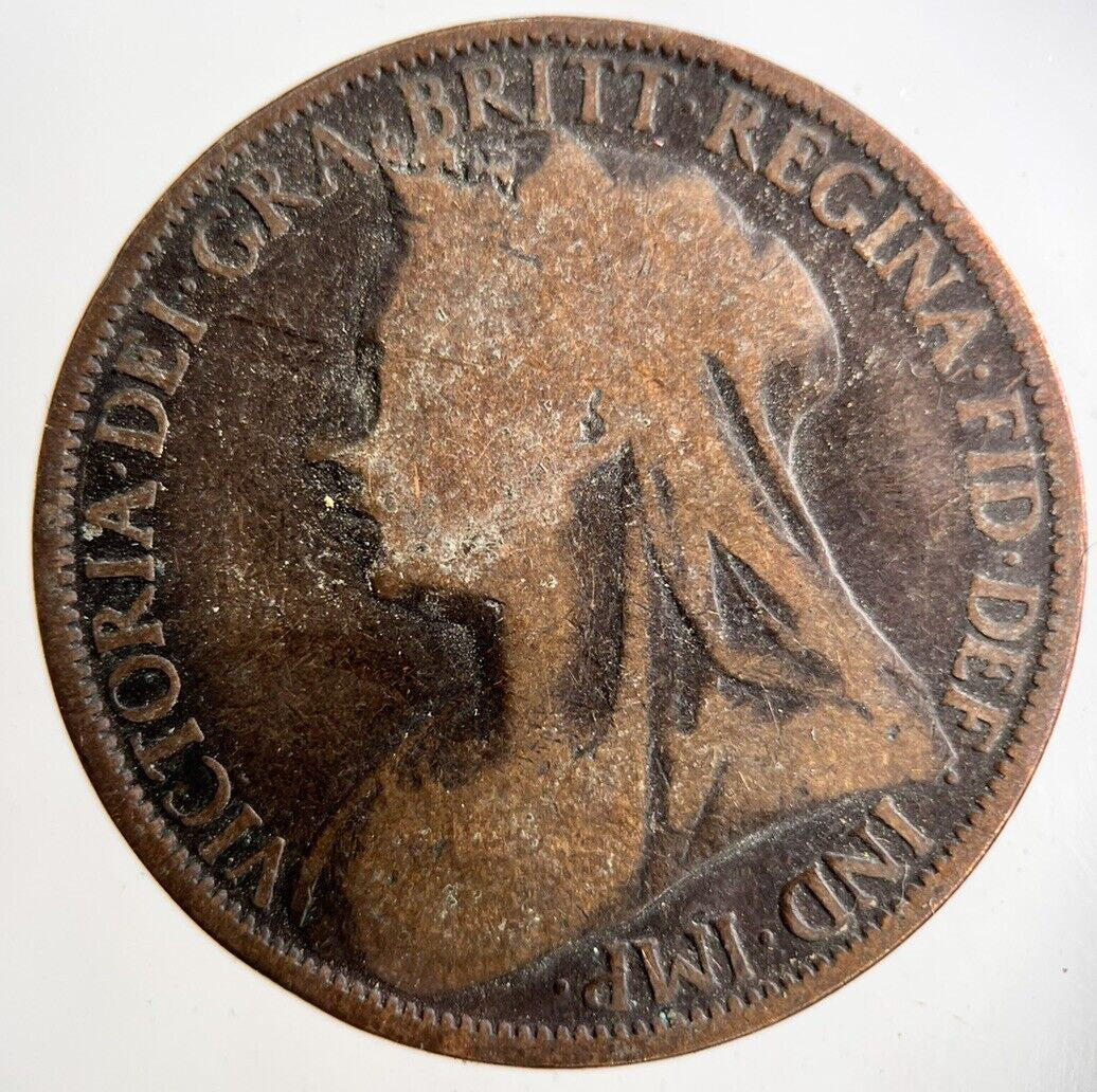1896 Victoria One Penny Coin | Collectable Grade