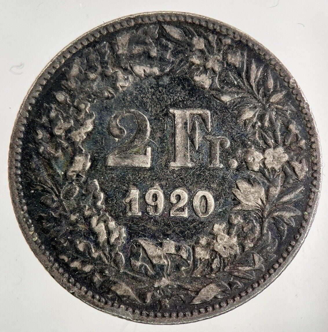 1920 Switzerland Swiss 2 Franc Silver Coin | Collectable Grade
