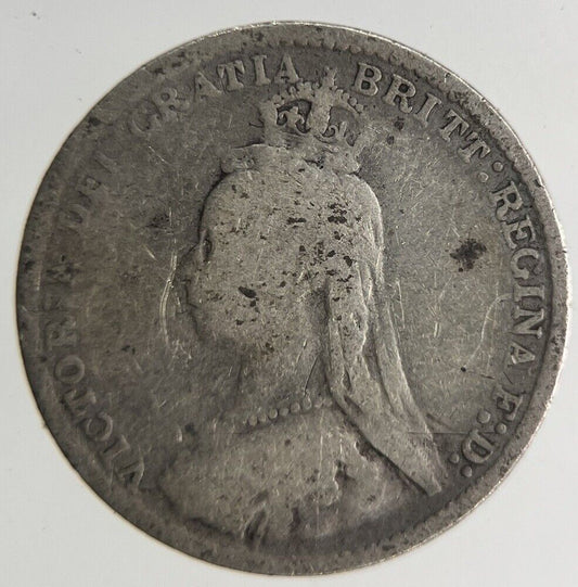 1889 Victoria Threepence Silver Coin | Collectable Grade