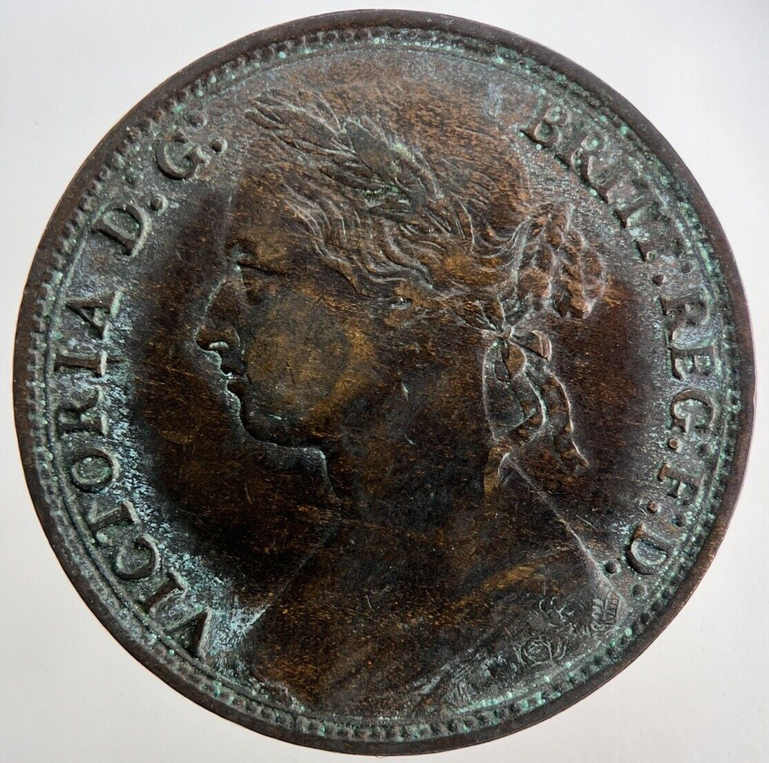 1879 Victoria One Penny Coin | Very High Grade