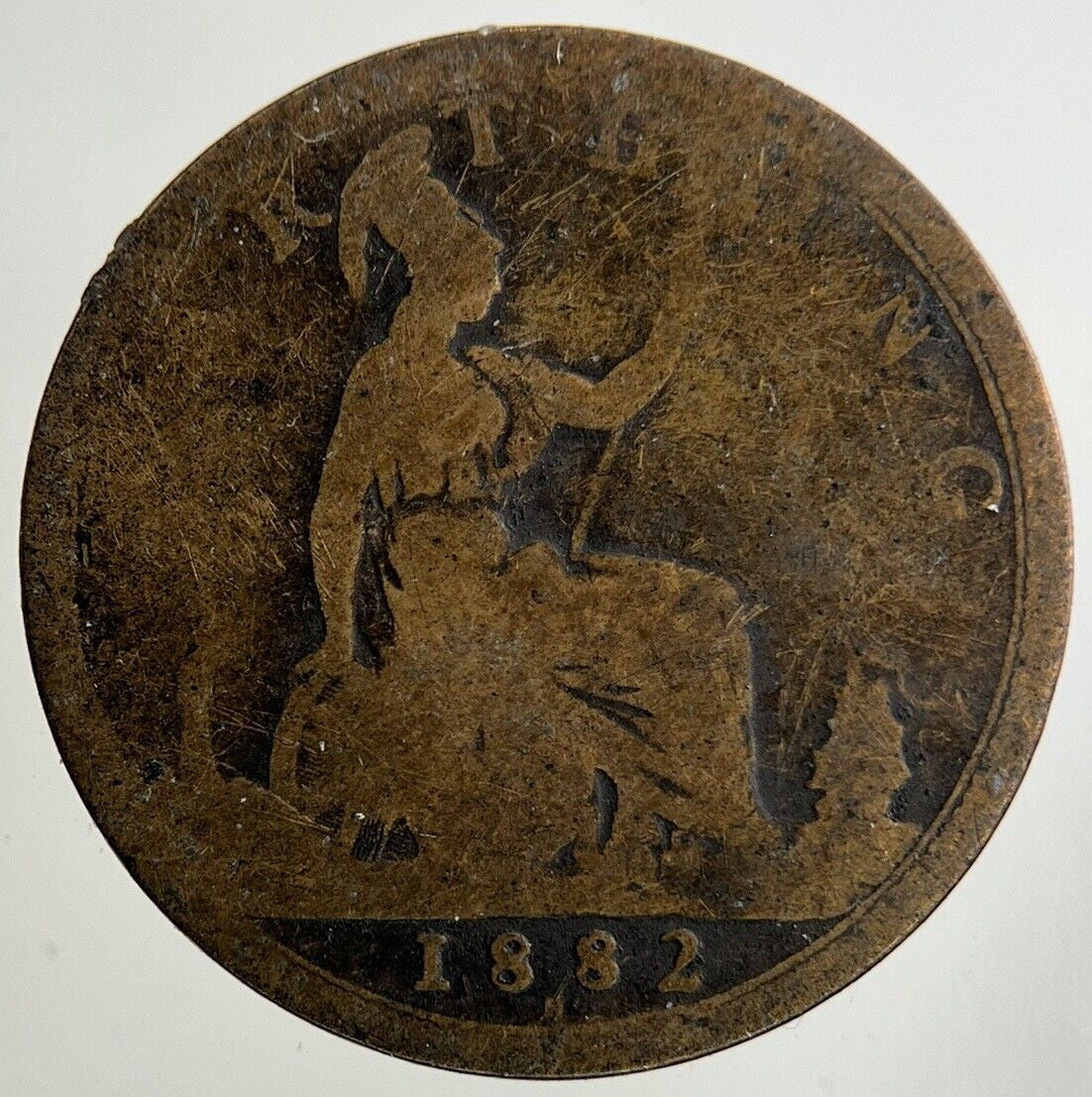 1882 - H Victoria Farthing Coin | Collectable Grade