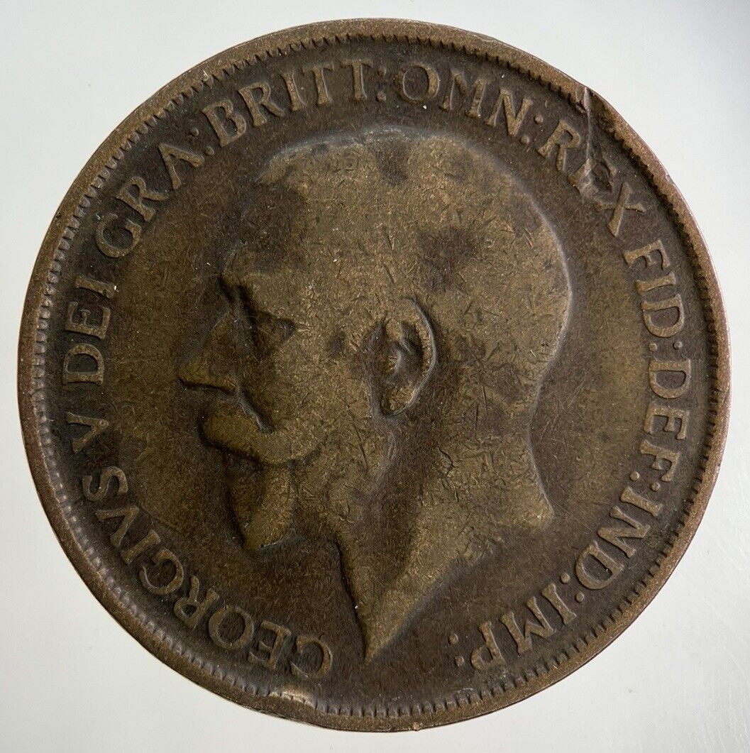1912 - H George V One Penny Coin | Collectable Grade